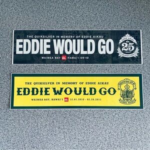 Quiksilver Eddie Aikau Bumper Stickers 🌊